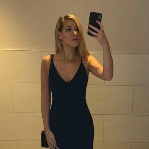 LULUs Infinite Glory Forest Green Maxi Dress - Size Small  - Wedding Guest